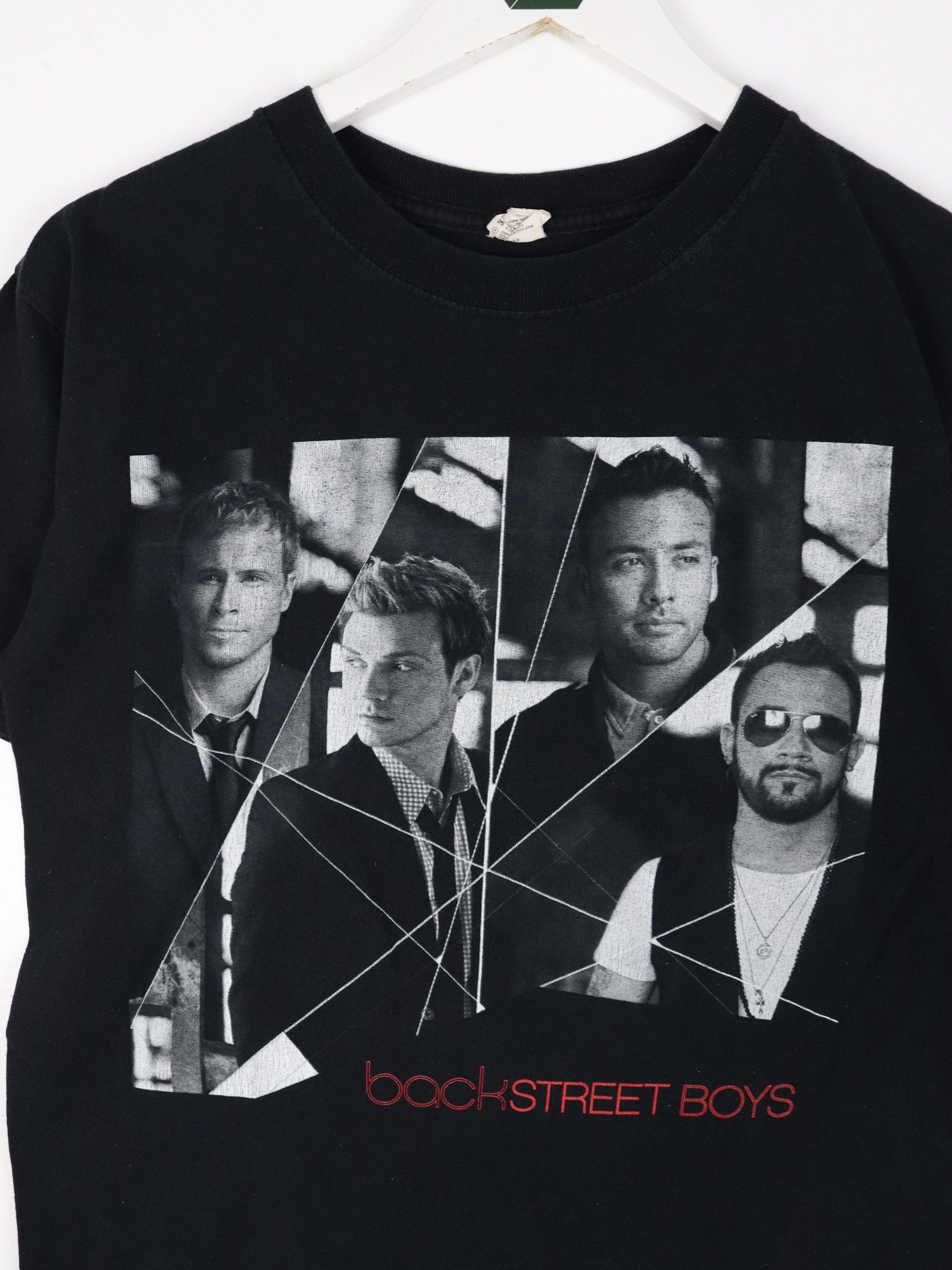 バックストリート・ボーイズ 2008ツアーTシャツ Lサイズ Backstreet Boys T Shirt Mens Medium Black 2008 Tour Concert