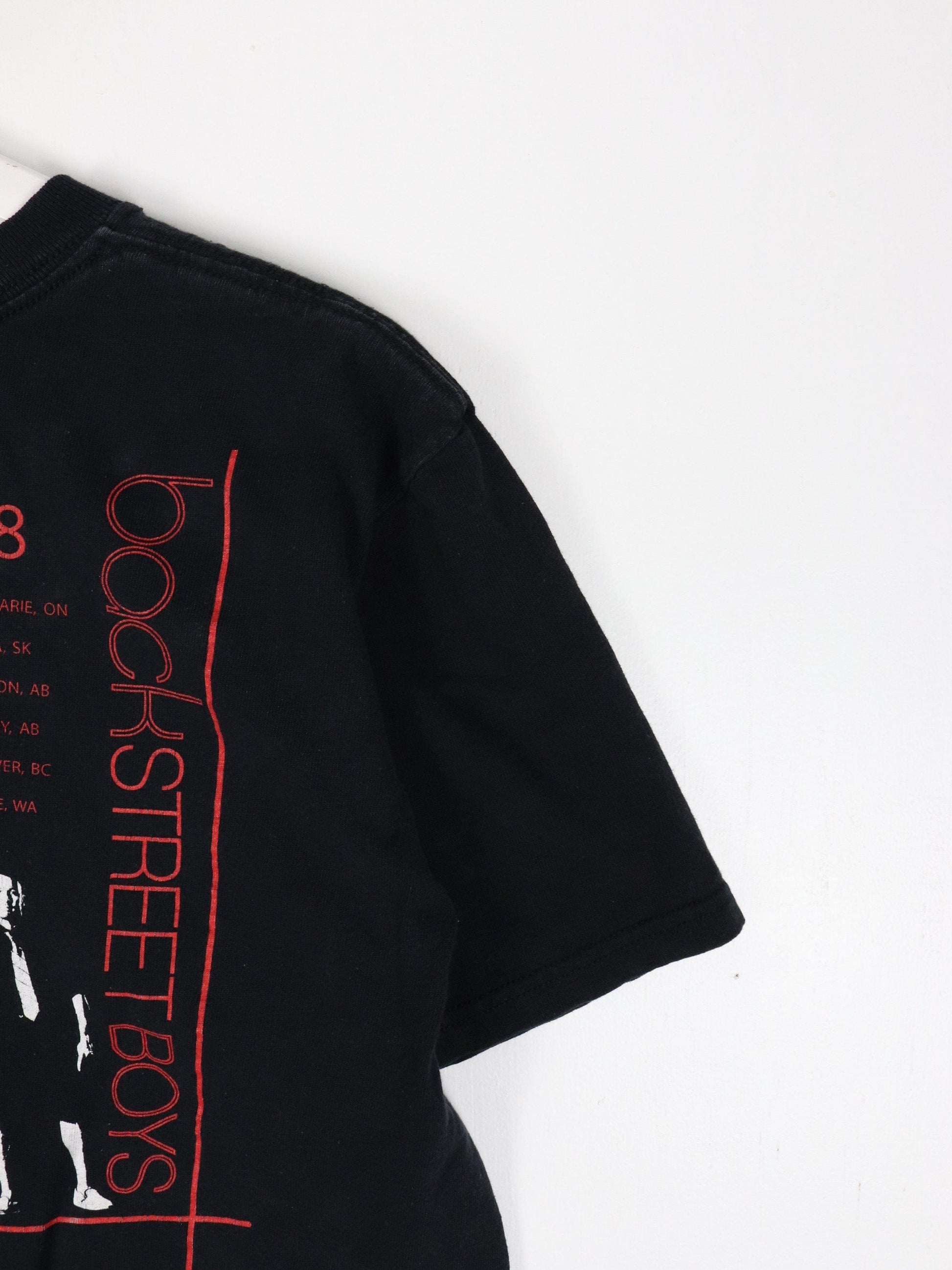 Backstreet Boys T Shirt Mens Medium Black 2008 Tour Concert