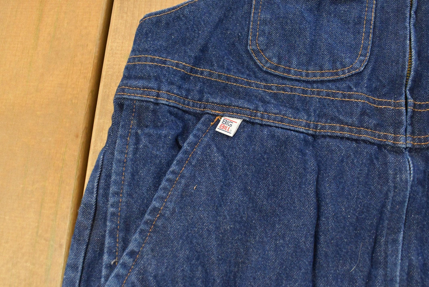 Vintage 1990s Big Bill Denim Overalls Men's 38 x 24.5