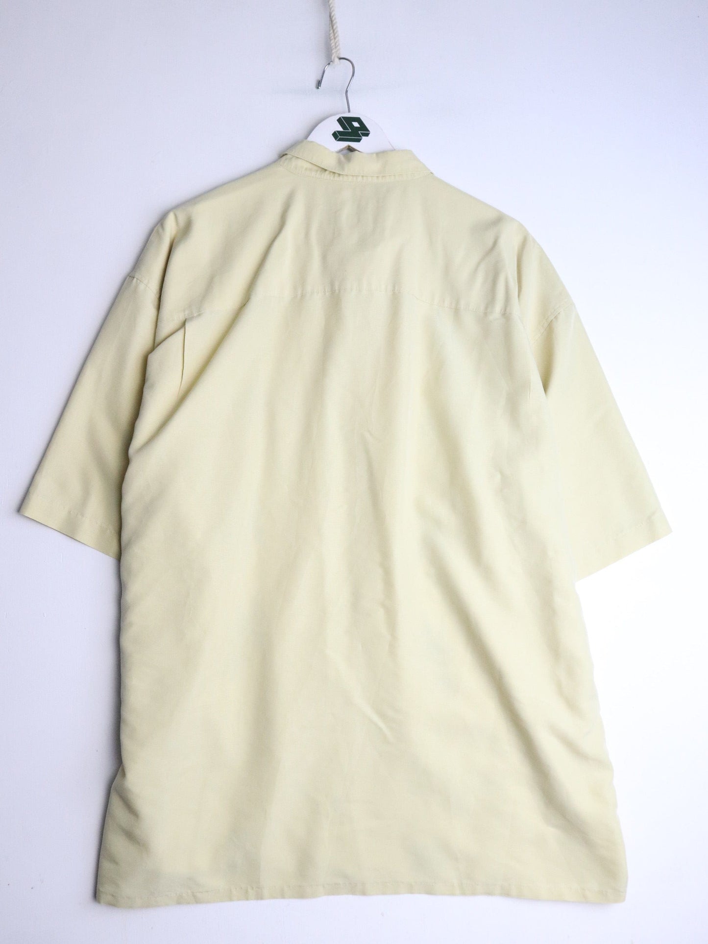 Bamboo Cay Shirt Mens XL Yellow Hawaiian from propervintagecanada