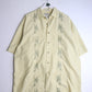Bamboo Cay Shirt Mens XL Yellow Hawaiian from propervintagecanada