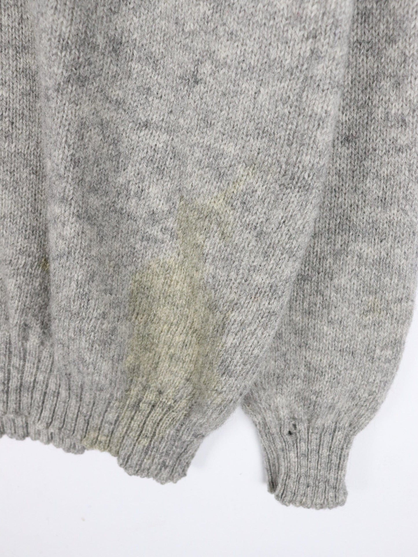 Barrie Burberry's Sweater Mens Medium Grey Wool Knit