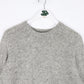 Barrie Burberry's Sweater Mens Medium Grey Wool Knit