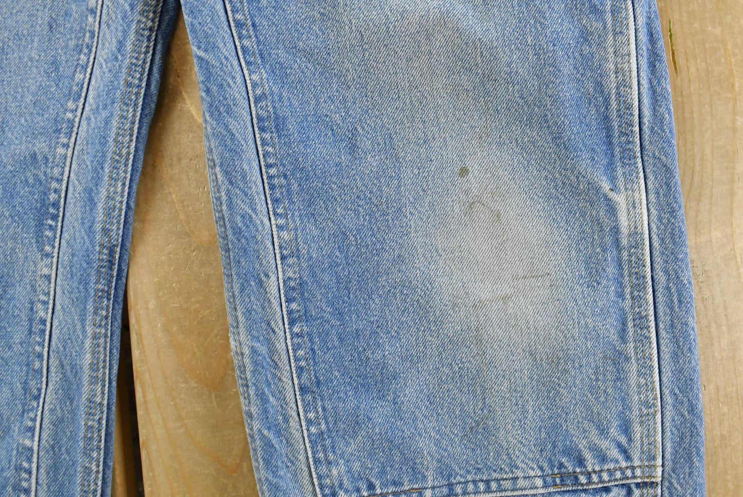 Vintage 2000s Carhartt Distressed Double Knee Denim Work Jeans Men's 31 x 29