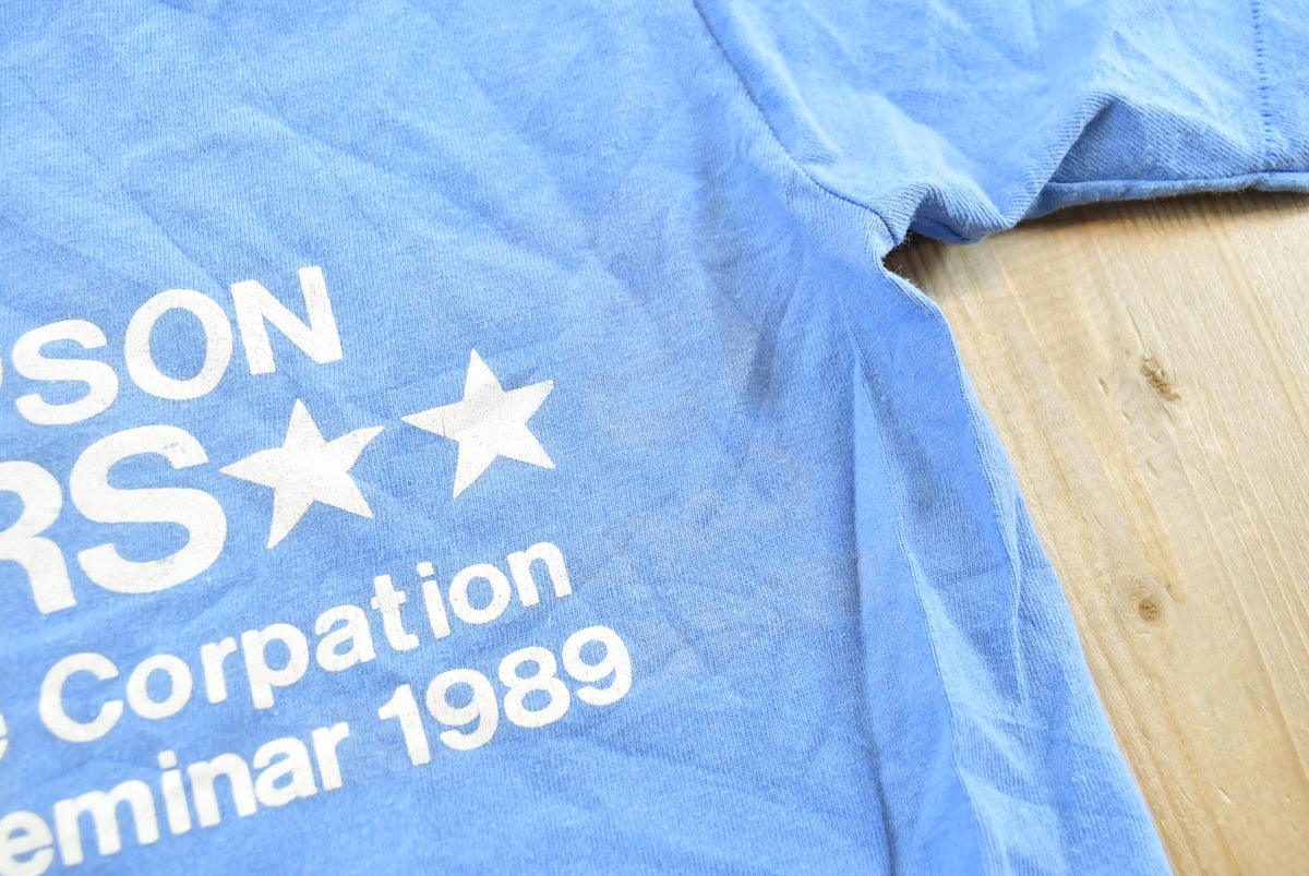 Vintage 1989 Orrin Thompson Homes All Stars Construction Promotional Souvenir T-Shirt Men's L