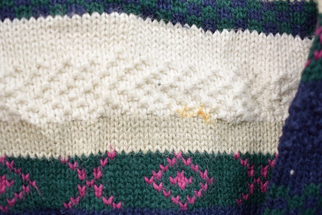 Vintage 1990s Paris Sport Club Knitted Cardigan Style Sweater Men's S