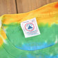 Vintage 1990s Delta Tie Dye Peace T-Shirt Men's XL