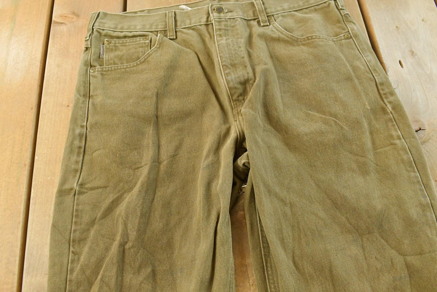 Vintage 2000s Carhartt Denim Work Jeans Men's 34 x 30