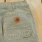 Vintage 2000s Carhartt Distressed Sun Faded Carpenter Pants Men's 31 x 28