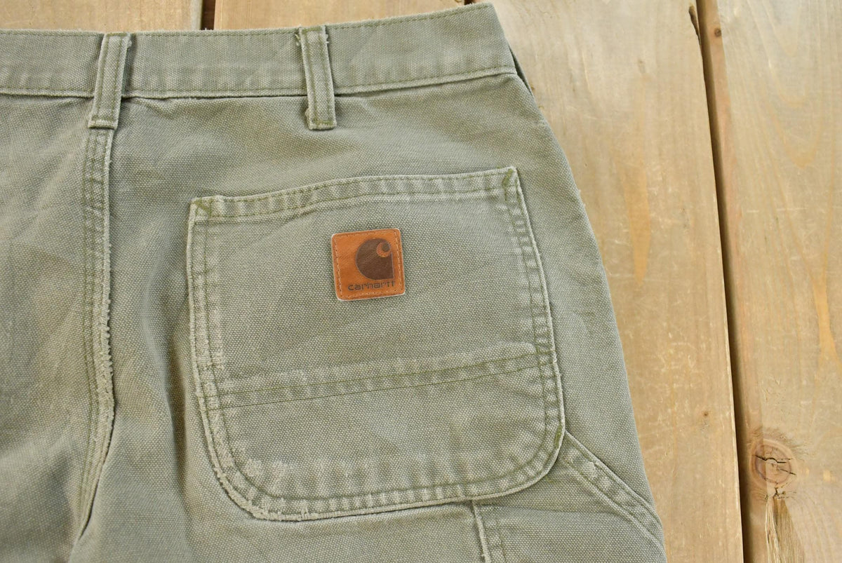 Vintage 2000s Carhartt Distressed Sun Faded Carpenter Pants Men's 31 x 28