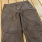 Vintage 2000s Carhartt Double Knee Dark Brown Canvas Pants Men's 36 x 31.5