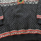 Vintage 1990s Norwear Wool Knit Abstract Pattern Sweater Men's L