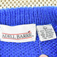 Vintage 1980s Deadstock Adell Barre Ice Skating Knit Ugly Christmas Sweater Men's S