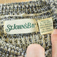 Vintage 1980s St John's Bay Abstract Acrylic Knit Crewneck Sweater Men's S