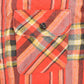Vintage 1990s Distressed Big Mike Plaid Flannel Button Up Shirt Men's S