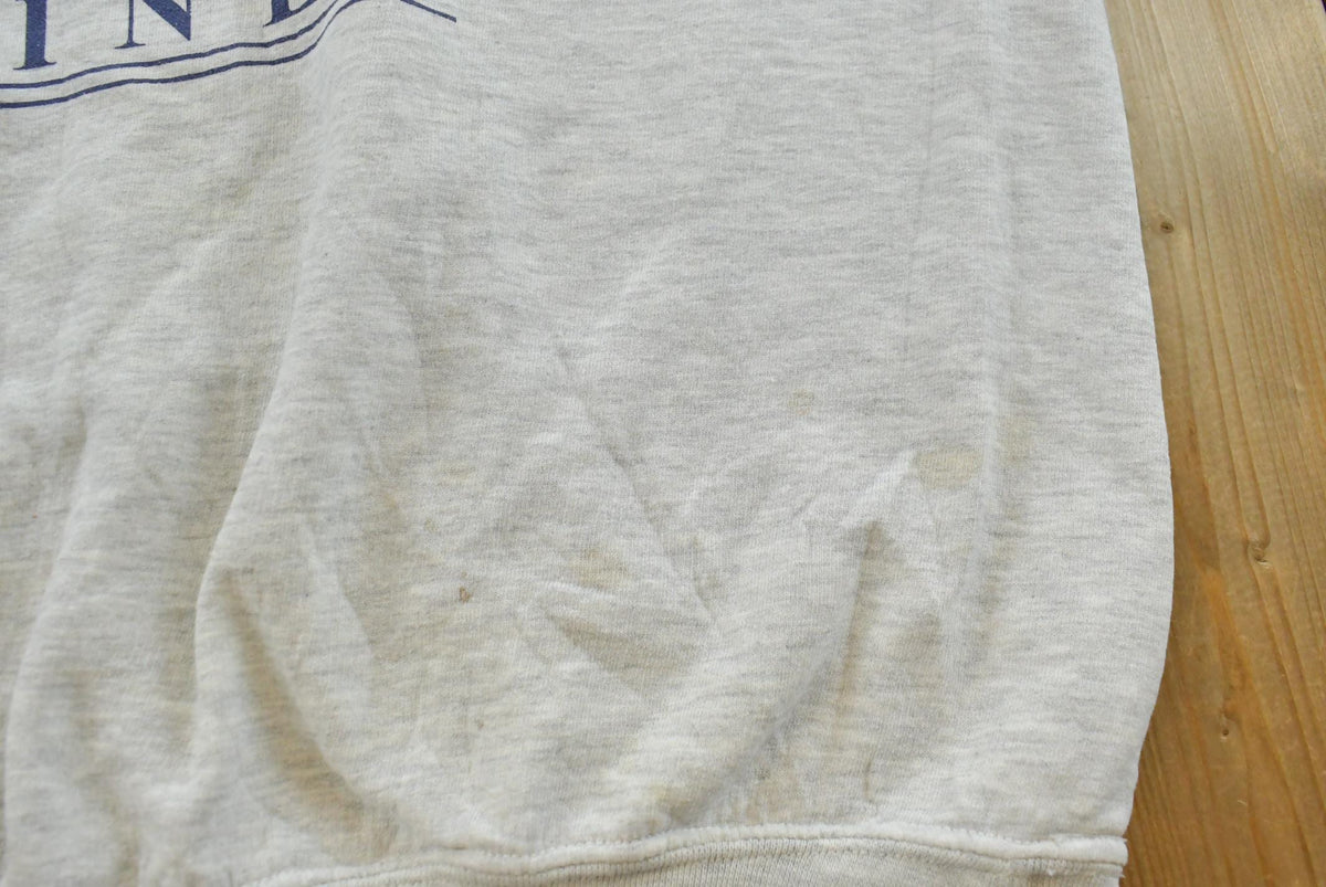 Vintage 2000s Maine Sailboat Marina Souvenir Crewneck Sweatshirt Men's M