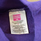 Vintage 1990s Deadstock Hanes Her Way Blank Purple Crewneck Sleep Sweatshirt Women's M Long