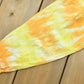 Vintage 1990s Tie Dye Yellow Long Sleeve T-Shirt Mens L