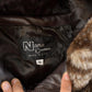 Vintage 1990s Nana Creations Full Zip Hooded Faux Fur Jacket Women's M