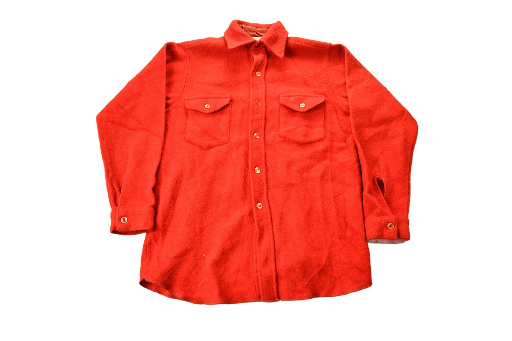 Vintage 1980s Frost Proof Wool Button Up Shirt Men's Medium