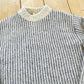 Vintage 1970s LL Bean Striped Knit Wool Sweater Men's S