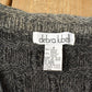 Vintage 1990s Debra Lubell 3D Knit Button Up Cardigan Sweater Women's Small
