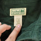 Vintage Y2K L.L. Bean Dark Green Cloth Button Up Shirt Men's L
