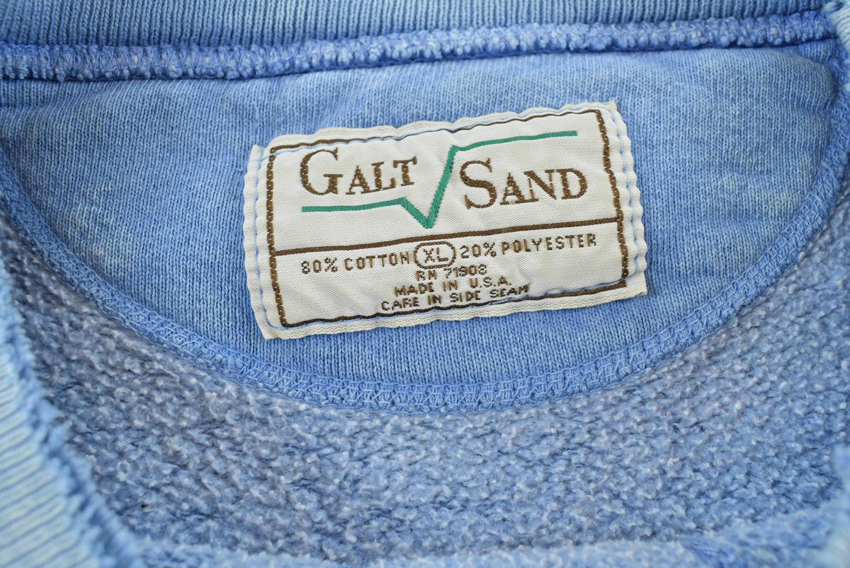 Vintage 1990s Thrashed Faded American Eagle Football Championship Crewneck Sweatshirt Men's XL
