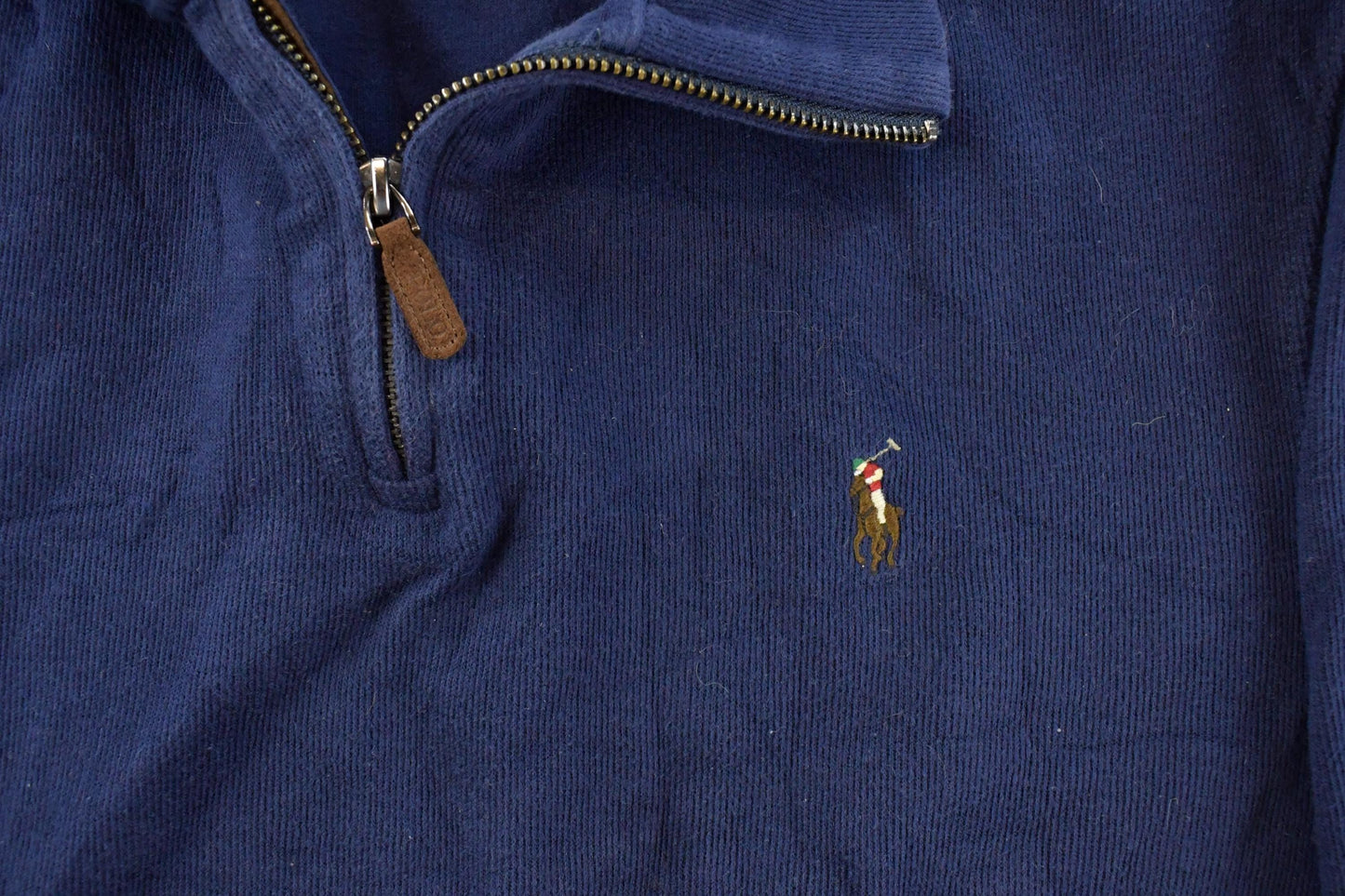 Vintage 2000s Polo Ralph Lauren Quarter Zip Sweatshirt Men's Medium