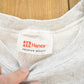 Vintage 1990s Hanes Premium Weight Blank Heather Grey Crewneck Sweatshirt Men's 2XL