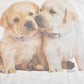 Vintage 2000s Cute Labrador Puppies Graphic Print T-Shirt Men's L