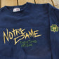 Vintage 90s Notre Dame Fighting Irish Crewneck Sweatshirt ��� Embroidered NCAA Apparel