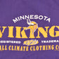 Vintage 1990s Minnesota Vikings Crewneck Sweatshirt Men's S