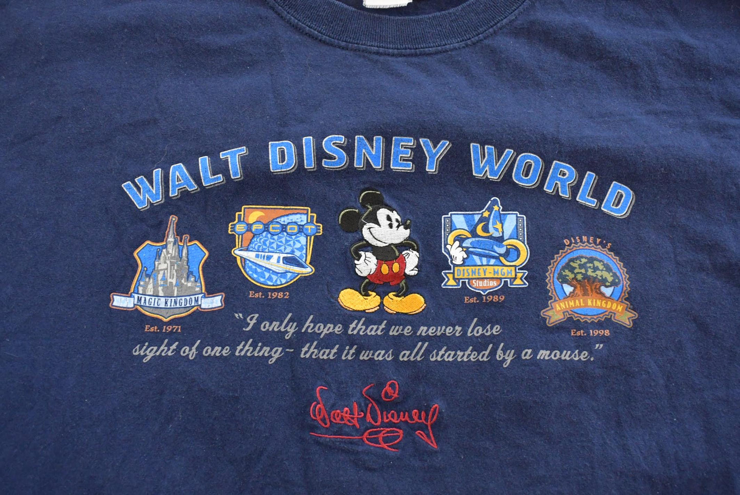 Vintage 2000s Walt Disney World Promo T-Shirt Men's XL