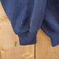 Vintage 1990s Russell Athletics Blank Navy Blue Full Zip Hoodie Sweatshirt Men's L