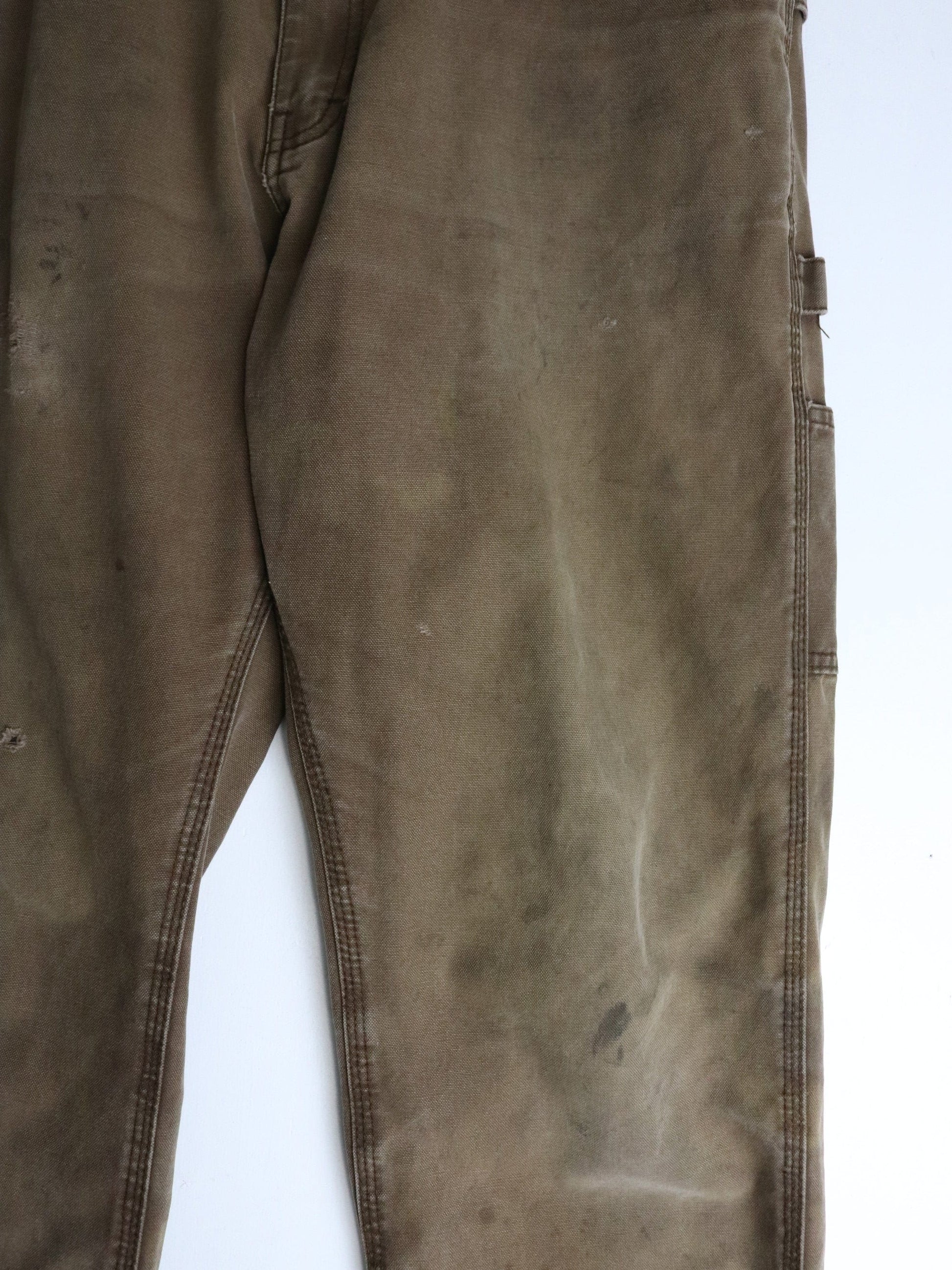 Berne Pants Mens 34 x 34 Brown Work Wear