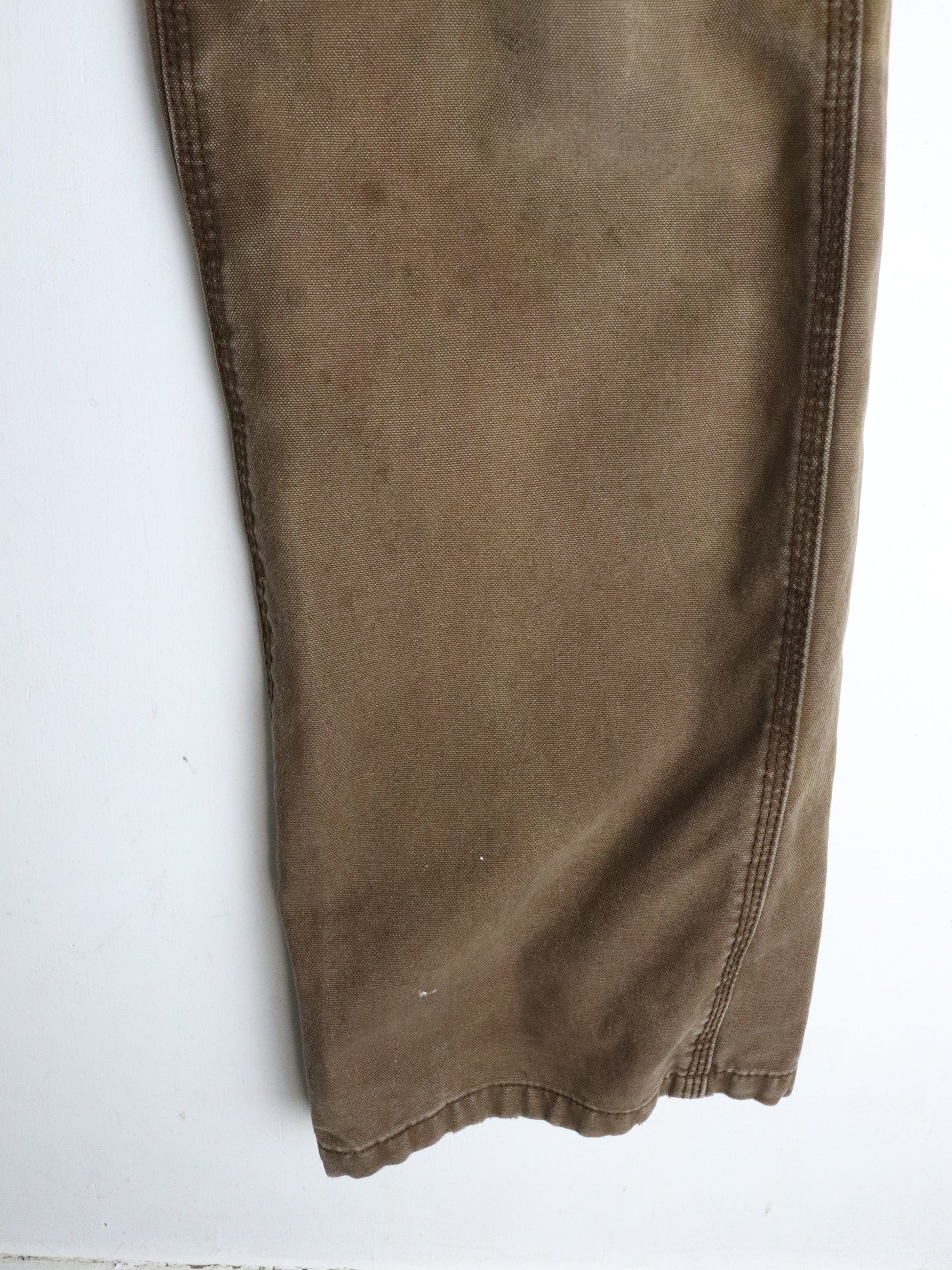Berne Pants Mens 34 x 34 Brown Work Wear