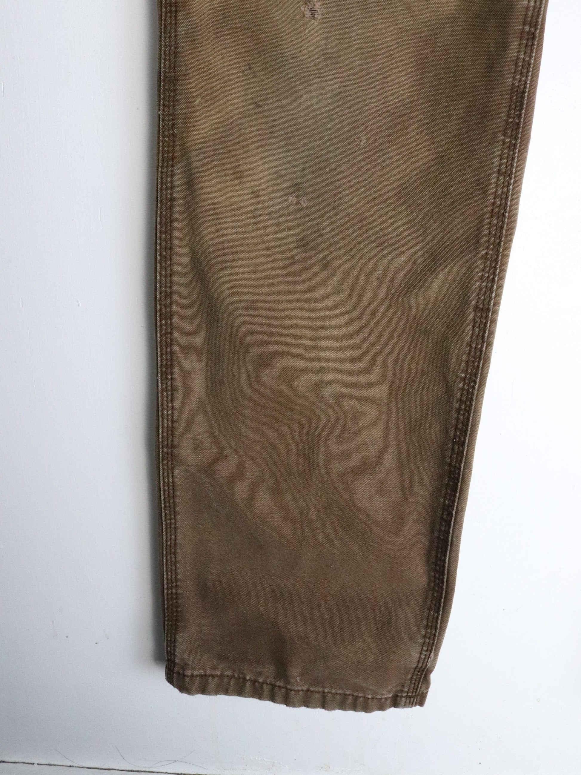 Berne Pants Mens 34 x 34 Brown Work Wear