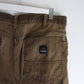 Berne Pants Mens 34 x 34 Brown Work Wear