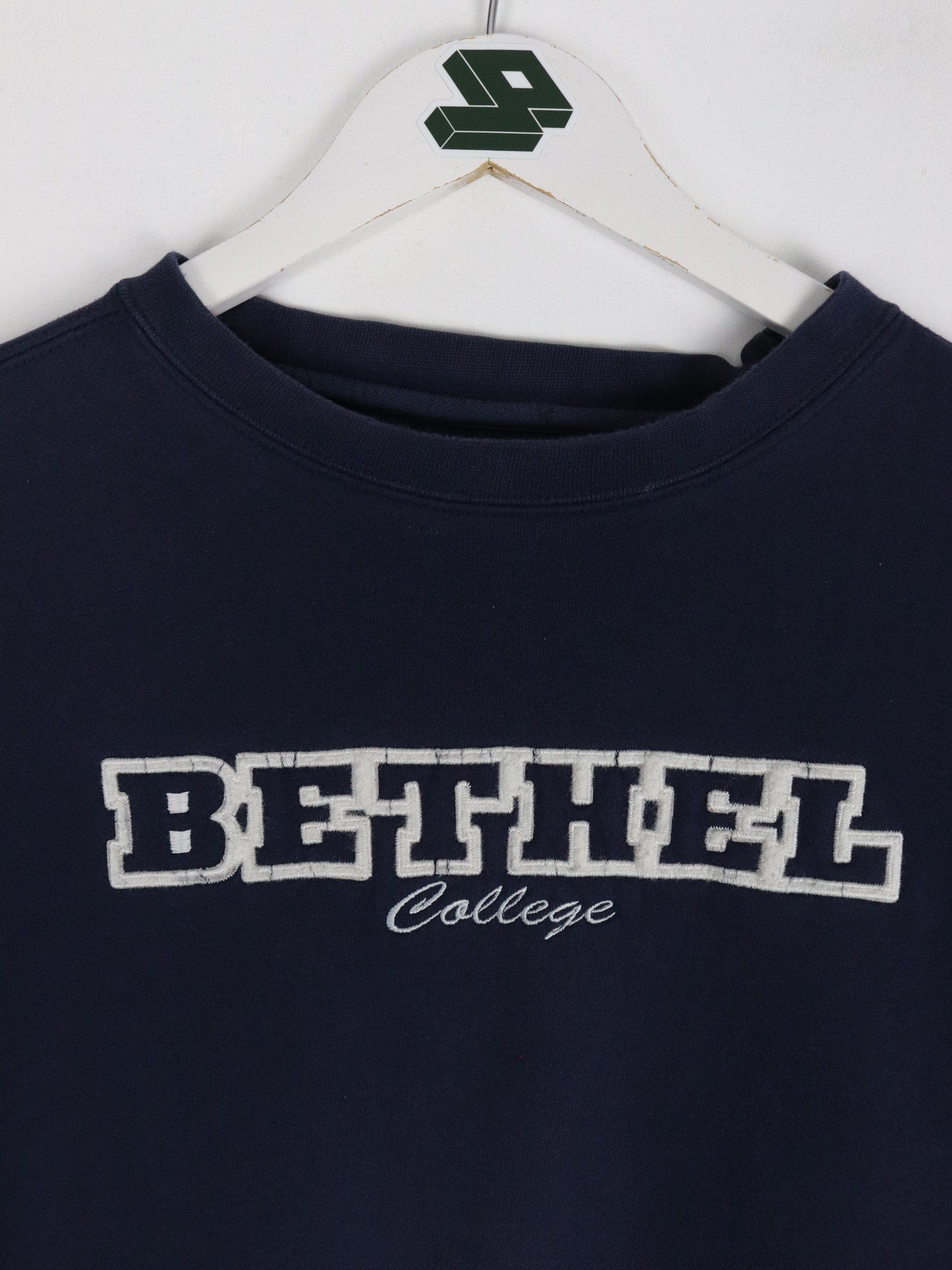 Bethel College Sweatshirt Mens Large Blue