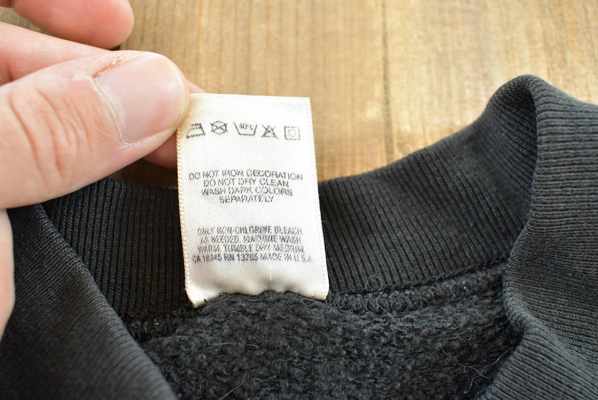 Vintage 1990s Fruit of the Loom Blank Raglan Crewneck Sweatshirt Men's XL