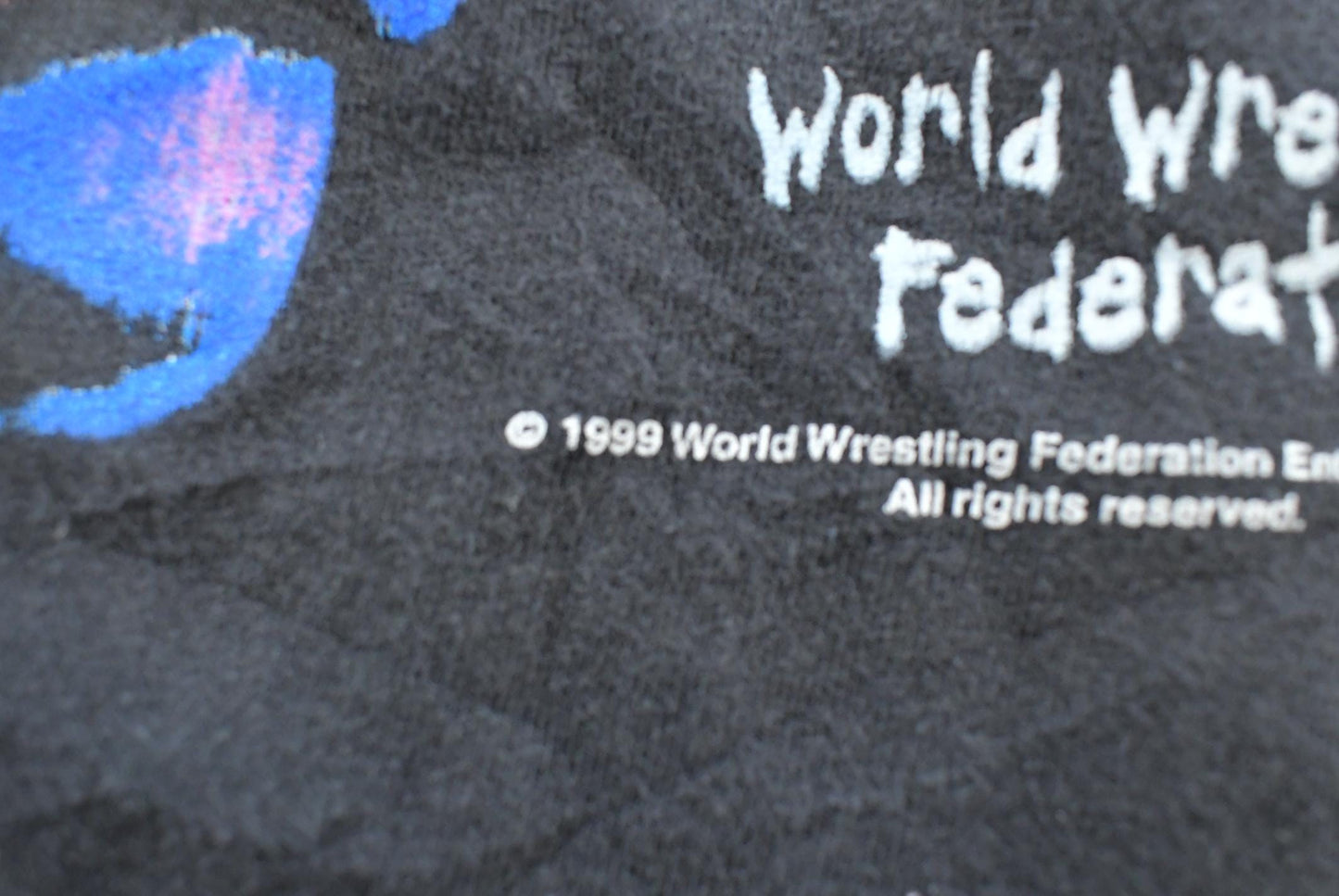 Vintage 1999 WWE The Rock Know Your Role Wrestling T-Shirt Mens Men's Large