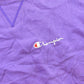 Vintage 1990s Champion Script Logo Purple Crewneck Sweatshirt Men's Medium