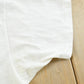 Vintage 1990s Super Faded Threadbare Blank White Pocket T-Shirt Mens L
