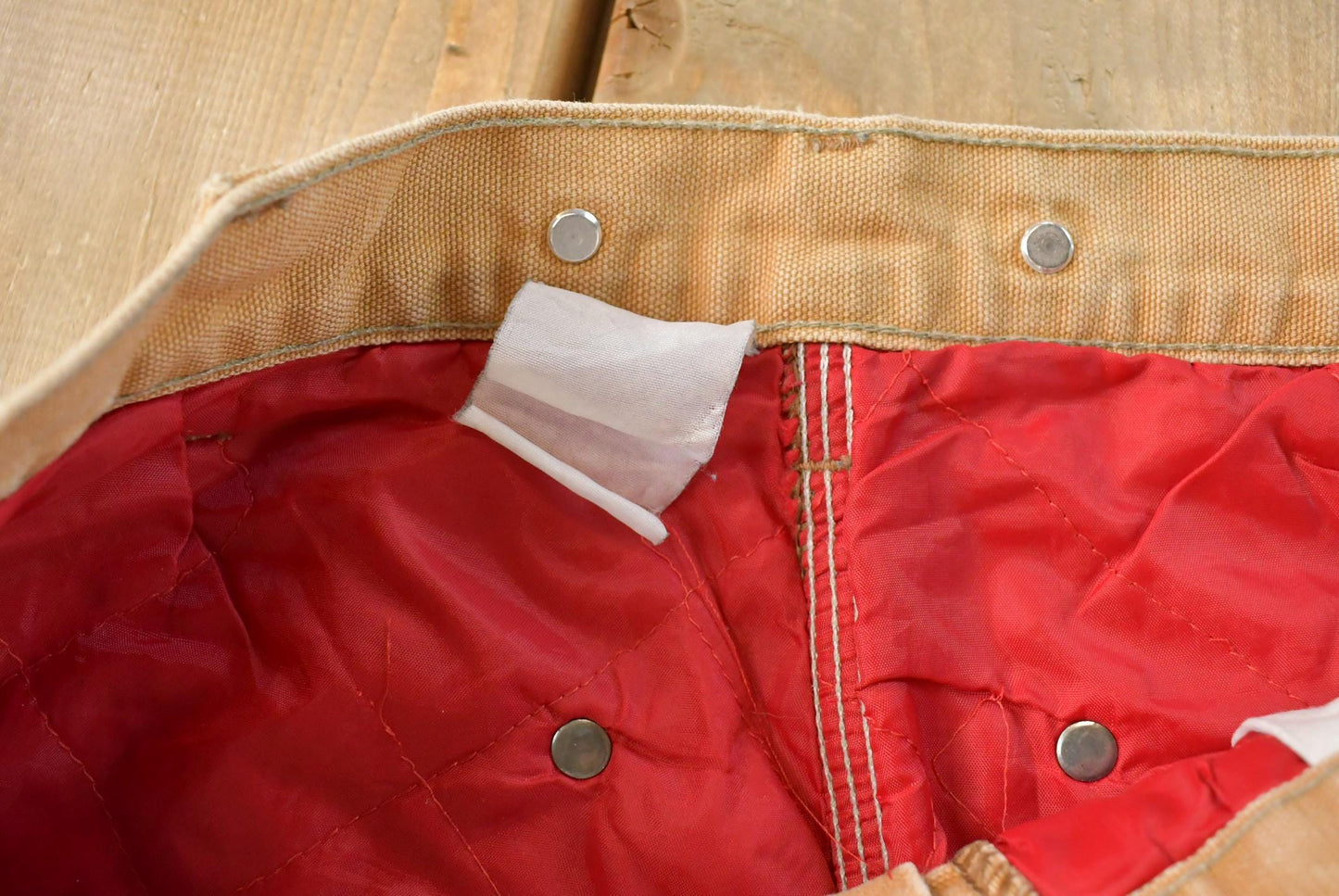 Vintage 1980s Carhartt Insulated Canvas Work Pants Men's 33 x 27.5