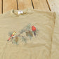 Vintage 1990s Cardinal Bird Graphic Cute Crewneck Sweatshirt Men's L