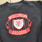 Vintage 1990s University of Wisconsin Badgers Pullover Crewneck Sweatshirt Men's M