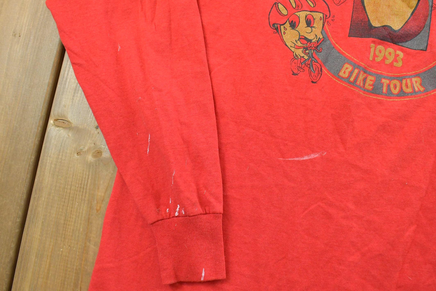 Vintage 1993 YMCA St Cloud Duathlon Bike Tour T-Shirt Mens L