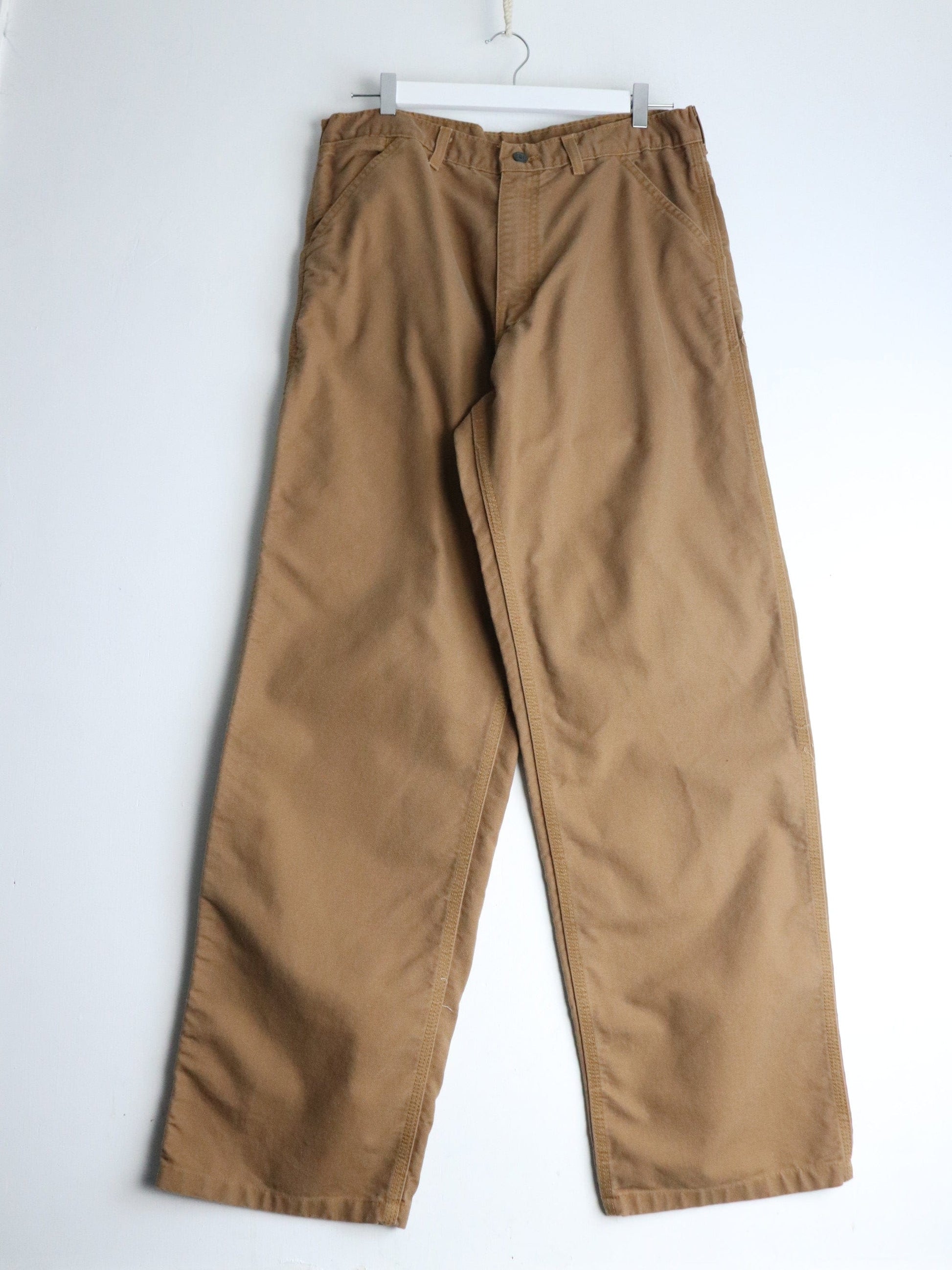 Big Bill FR Pants Mens 34 x 34 Brown Work Wear from propervintagecanada