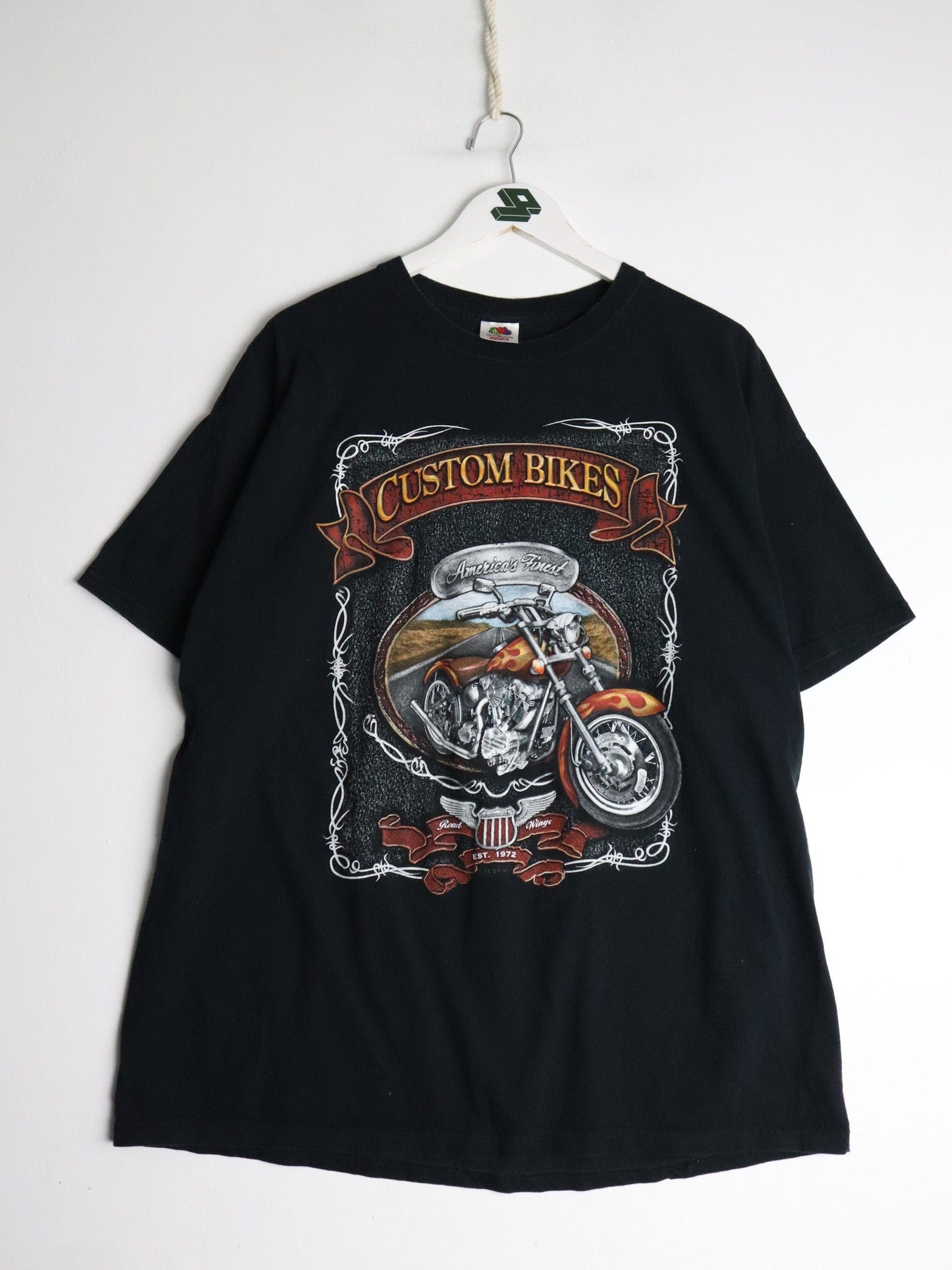 Biker T Shirt Mens 2XL Black Motorcycles